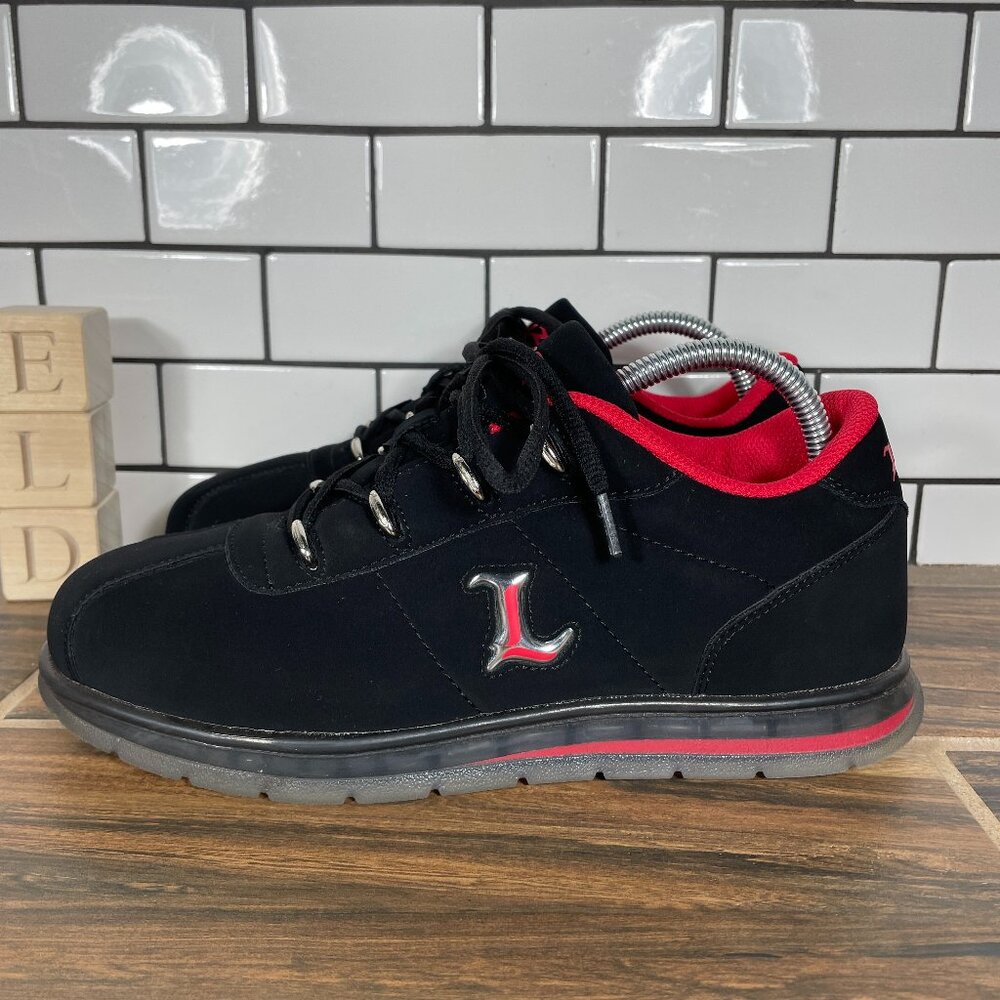Lugz Zrocs Ice Mens Size 7 Shoes Black Sporty Casual Low Top Oxford Sneakers